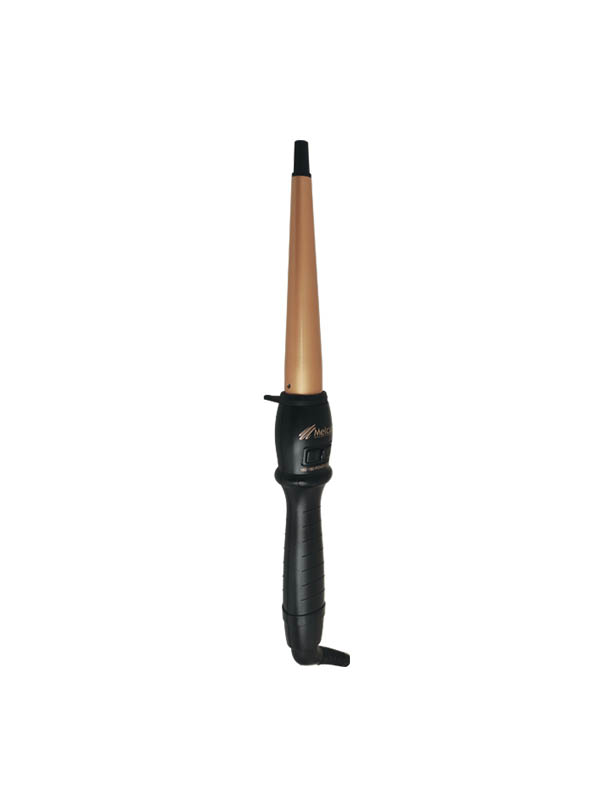 Curly Gold Style – Arricciacapelli Conico per Ricci Definiti in Acciaio Ceramica‑Tormalina