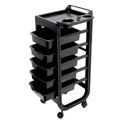 Carrello 5 Ripiani – Carrello Professionale Multiuso per Saloni e Barber Shop