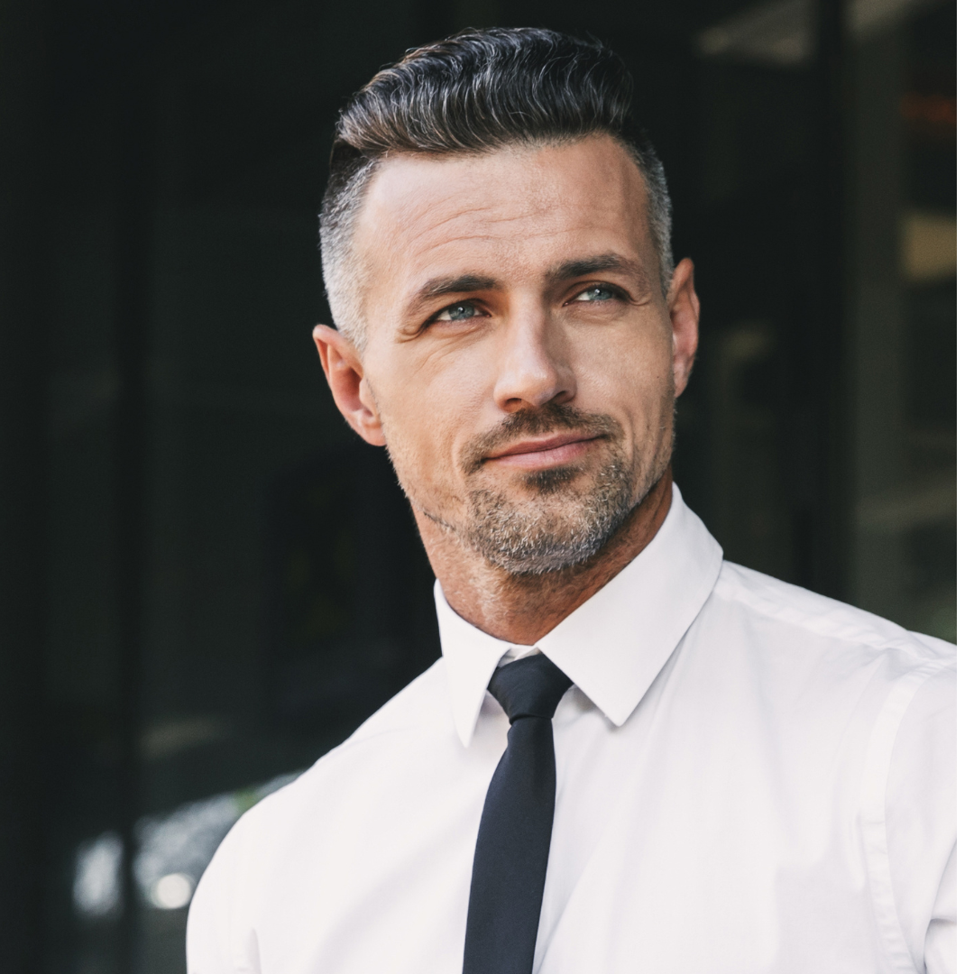 Toupet Parrucchino Uomo – Base Q6 con Capelli Naturali