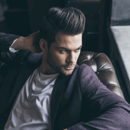 Toupet Parrucchino Uomo – Capelli Naturali | Modello HS1V Thin Skin