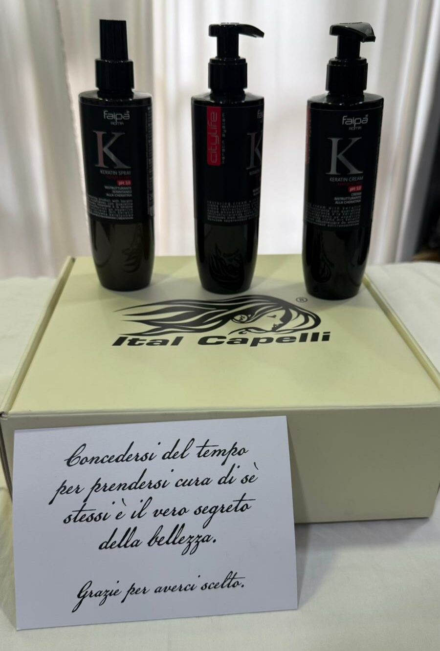 Box Keratin FAIPA – Cofanetto Cheratina Professionale per Capelli Ristrutturati - immagine 3