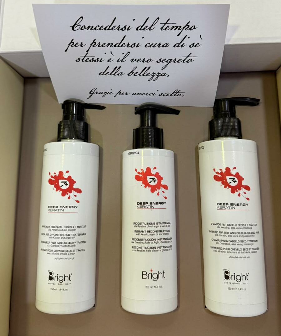 Box Deep Energy Cheratine – Trattamento Ristrutturante Professionale Bright